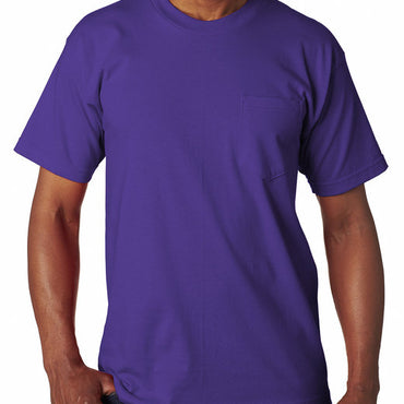 BA7100 Bayside Adult 6.1 oz., 100% Cotton Pocket T-Shirt