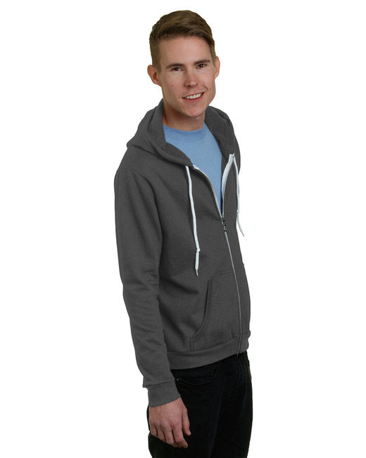 BA875 Bayside Unisex 7 oz., 50/50 Full-Zip Fashion Hooded Sweatshirt