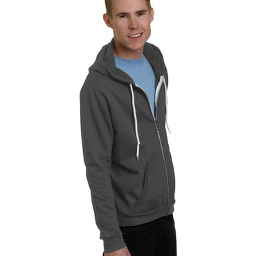 BA875 Bayside Unisex 7 oz., 50/50 Full-Zip Fashion Hooded Sweatshirt