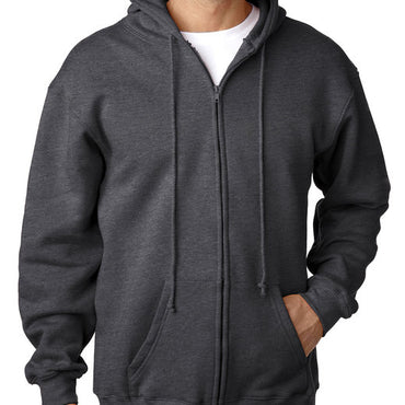 BA900 Bayside Adult 9.5oz., 80% cotton/20% polyester Full-Zip Hooded Sweatshirt