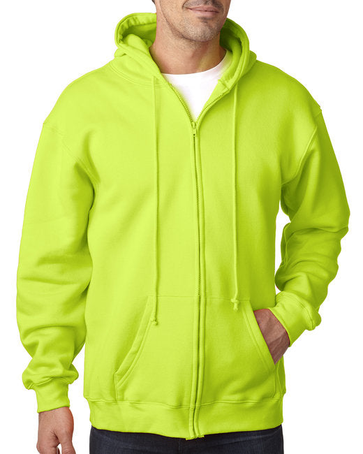 BA900 Bayside Adult 9.5oz., 80% cotton/20% polyester Full-Zip Hooded Sweatshirt