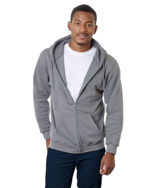 BA900 Bayside Adult 9.5oz., 80% cotton/20% polyester Full-Zip Hooded Sweatshirt