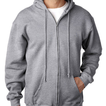 BA900 Bayside Adult 9.5oz., 80% cotton/20% polyester Full-Zip Hooded Sweatshirt