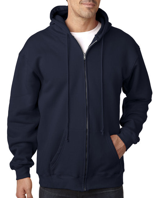 BA900 Bayside Adult 9.5oz., 80% cotton/20% polyester Full-Zip Hooded Sweatshirt