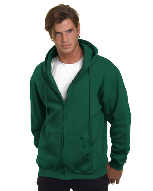 BA900 Bayside Adult 9.5oz., 80% cotton/20% polyester Full-Zip Hooded Sweatshirt