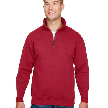 BA920 Bayside Unisex 9.5 oz., 80/20 Quarter-Zip Pullover Sweatshirt