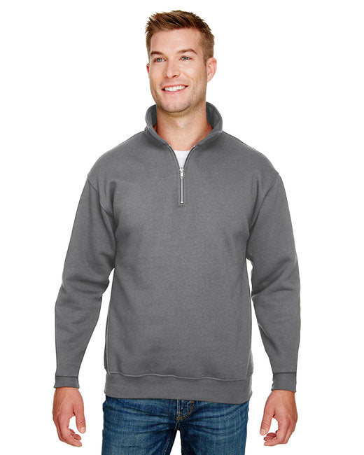 BA920 Bayside Unisex 9.5 oz., 80/20 Quarter-Zip Pullover Sweatshirt