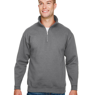 BA920 Bayside Unisex 9.5 oz., 80/20 Quarter-Zip Pullover Sweatshirt