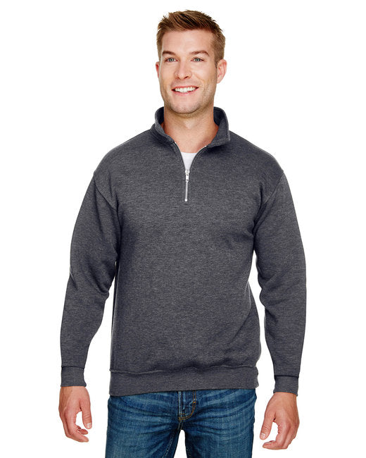 BA920 Bayside Unisex 9.5 oz., 80/20 Quarter-Zip Pullover Sweatshirt