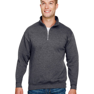 BA920 Bayside Unisex 9.5 oz., 80/20 Quarter-Zip Pullover Sweatshirt