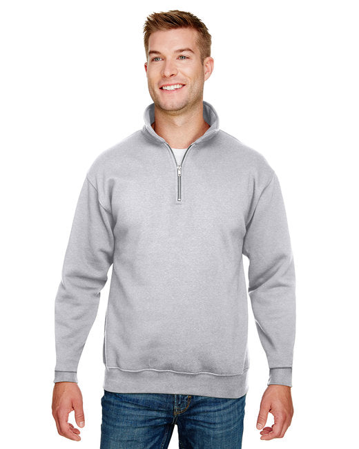 BA920 Bayside Unisex 9.5 oz., 80/20 Quarter-Zip Pullover Sweatshirt