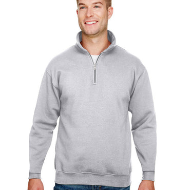 BA920 Bayside Unisex 9.5 oz., 80/20 Quarter-Zip Pullover Sweatshirt