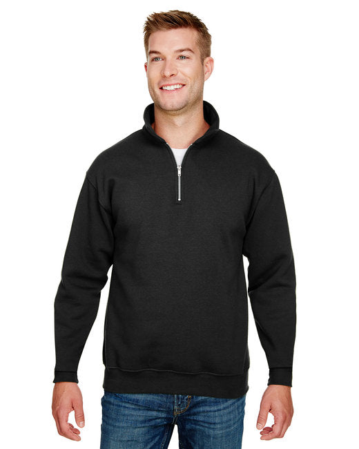 BA920 Bayside Unisex 9.5 oz., 80/20 Quarter-Zip Pullover Sweatshirt