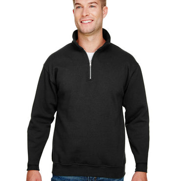 BA920 Bayside Unisex 9.5 oz., 80/20 Quarter-Zip Pullover Sweatshirt