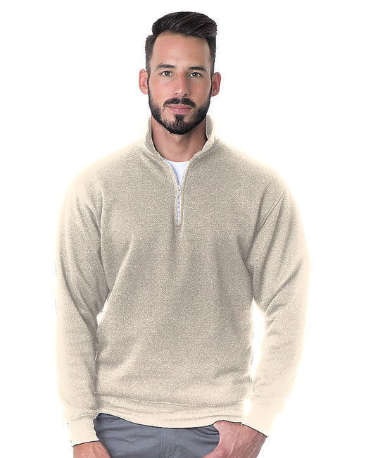 BA920 Bayside Unisex 9.5 oz., 80/20 Quarter-Zip Pullover Sweatshirt