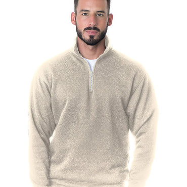 BA920 Bayside Unisex 9.5 oz., 80/20 Quarter-Zip Pullover Sweatshirt