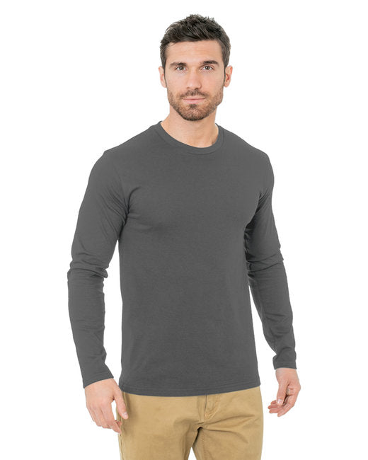 BA9550 Bayside Unisex Fine Jersey Long-Sleeve Crew T-Shirt