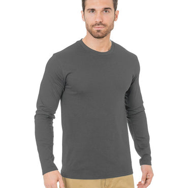 BA9550 Bayside Unisex Fine Jersey Long-Sleeve Crew T-Shirt