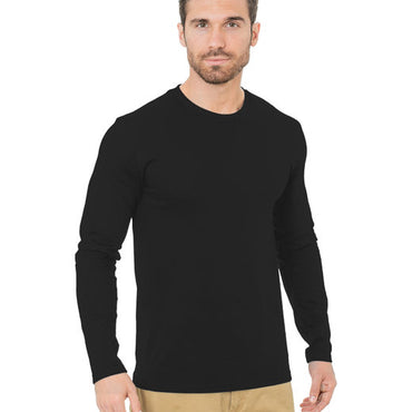 BA9550 Bayside Unisex Fine Jersey Long-Sleeve Crew T-Shirt