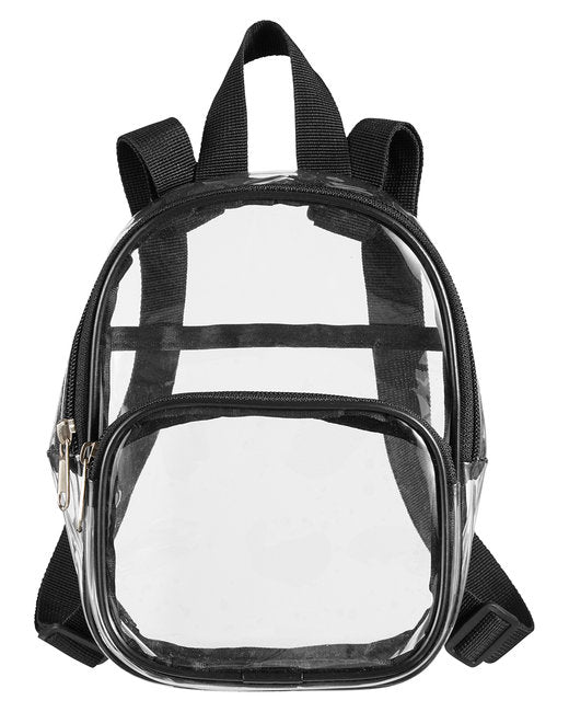 BE268 BAGedge Unisex Clear PVC Mini Backpack