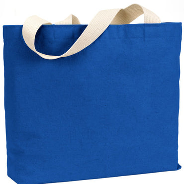 BS600 Bayside 12 oz., Cotton Canvas Jumbo Tote