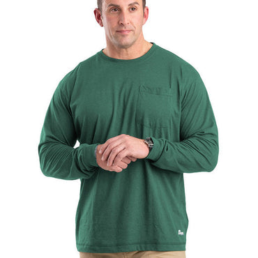 BSM39 Berne Unisex Performance Long-Sleeve Pocket T-Shirt