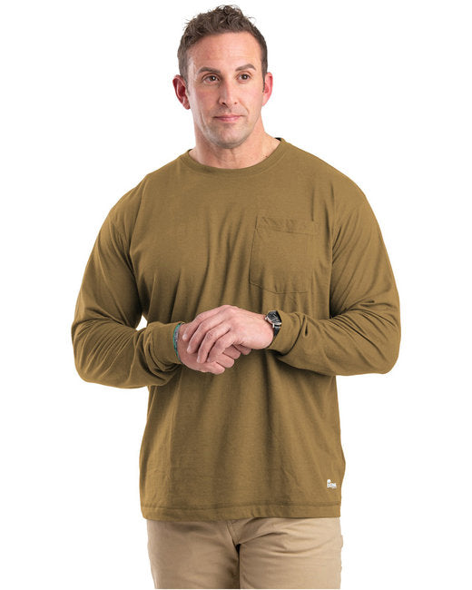 BSM39T Berne Tall Performance Long-Sleeve Pocket T-Shirt