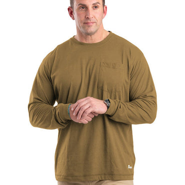 BSM39T Berne Tall Performance Long-Sleeve Pocket T-Shirt