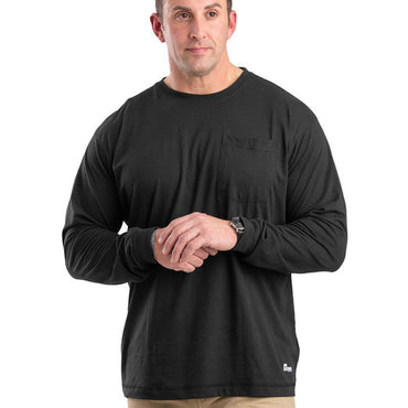 BSM39T Berne Tall Performance Long-Sleeve Pocket T-Shirt