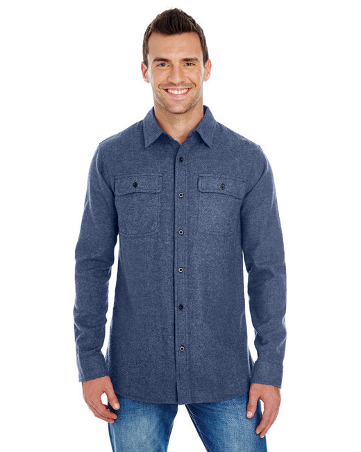 BU8200 Burnside Men's Solid Flannel Shirt