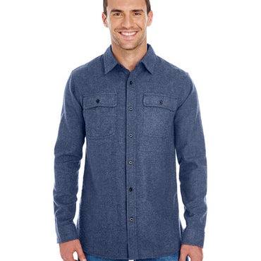 BU8200 Burnside Men's Solid Flannel Shirt