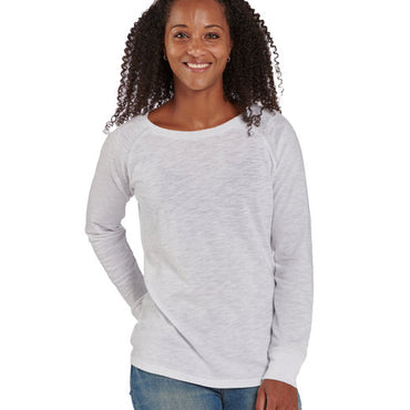 BW3166 Boxercraft Ladies' Payton Preppy Patch Long-Sleeve T-Shirt