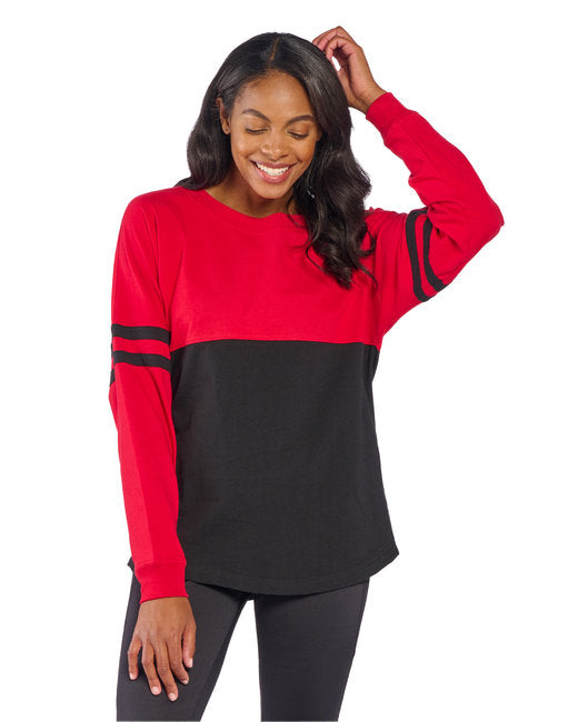 BW3514 Boxercraft Ladies' Oversized Pom Pom Jersey Fleece