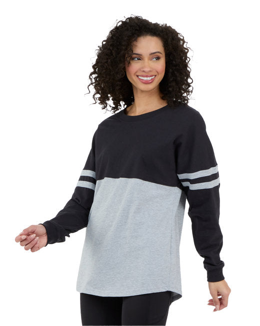 BW3514 Boxercraft Ladies' Oversized Pom Pom Jersey Fleece