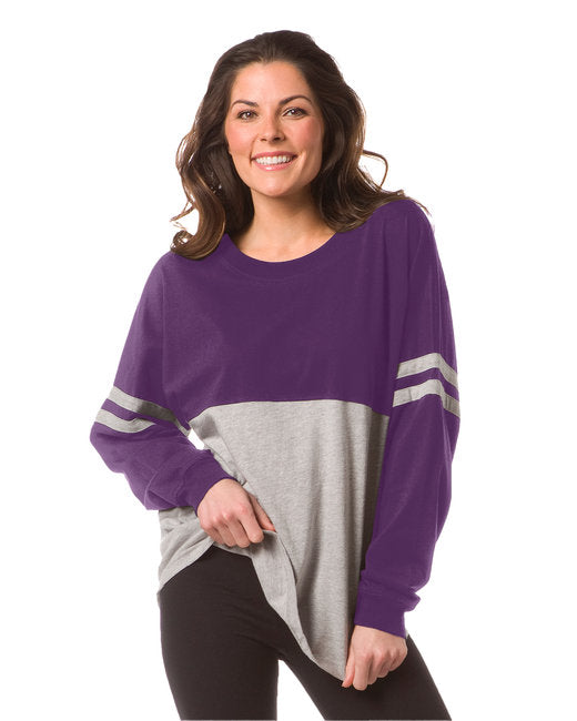 BW3514 Boxercraft Ladies' Oversized Pom Pom Jersey Fleece