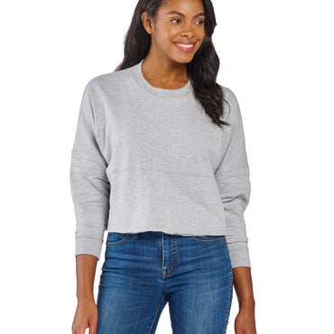 BW3515 Boxercraft Ladies' Cropped Retro Pom Pom Jersey Fleece