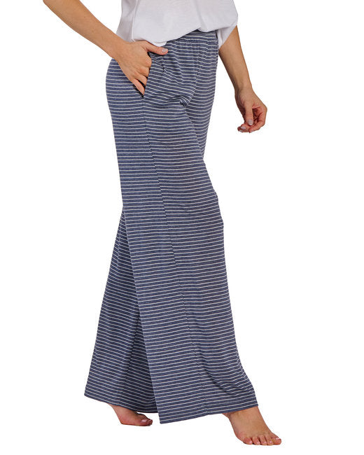 BW6615 Boxercraft Ladies' Evelyn Stripe Wide Leg Pant