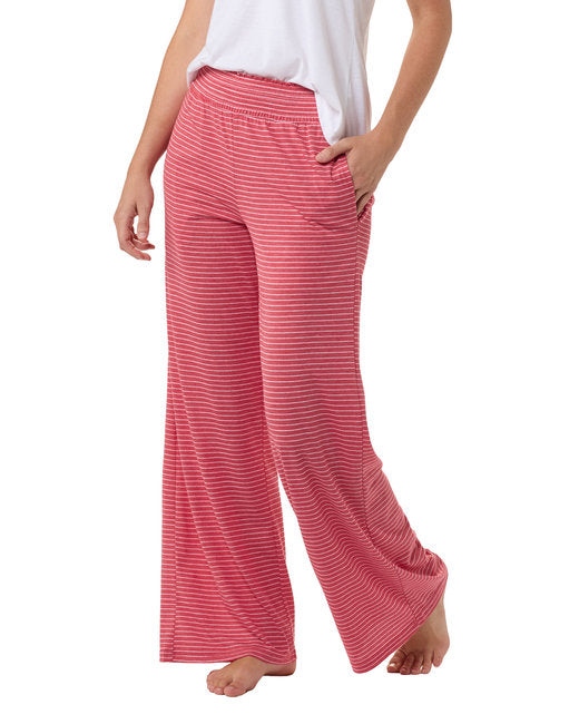 BW6615 Boxercraft Ladies' Evelyn Stripe Wide Leg Pant