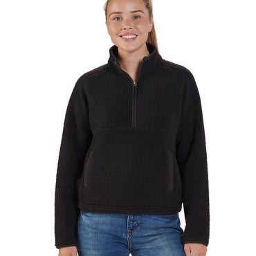 BW8501 Boxercraft Ladies' Everest Pile Fleece Half-Zip Pullover