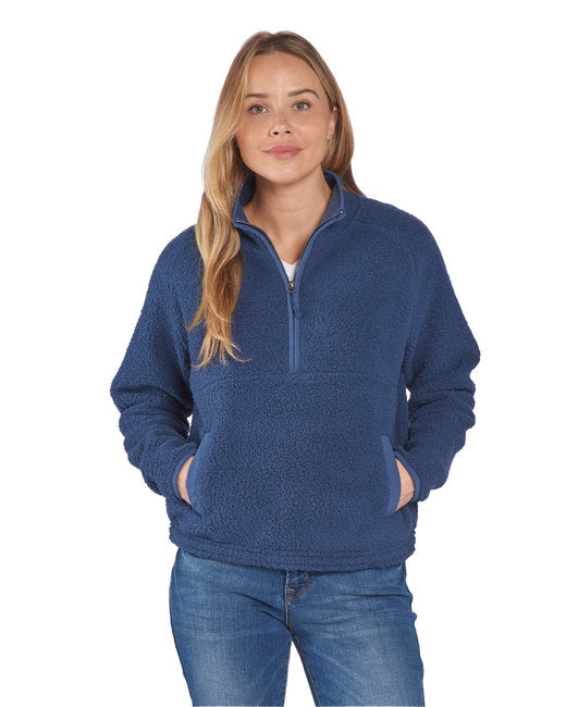 BW8501 Boxercraft Ladies' Everest Pile Fleece Half-Zip Pullover