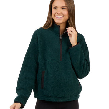 BW8501 Boxercraft Ladies' Everest Pile Fleece Half-Zip Pullover