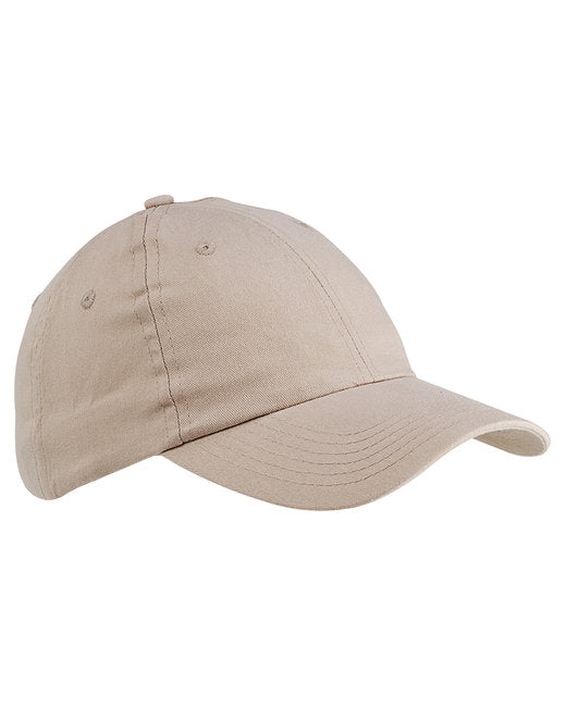 BX001 Big Accessories 6-Panel Brushed Twill Unstructured Cap