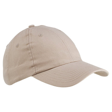 BX001 Big Accessories 6-Panel Brushed Twill Unstructured Cap