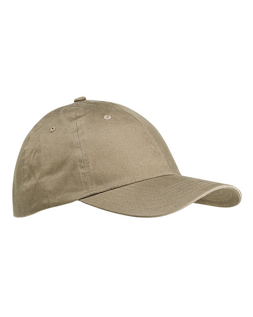 BX001 Big Accessories 6-Panel Brushed Twill Unstructured Cap