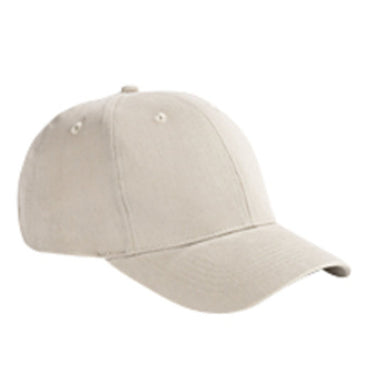 BX002 Big Accessories 6-Panel Brushed Twill Structured Cap