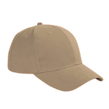 BX002 Big Accessories 6-Panel Brushed Twill Structured Cap