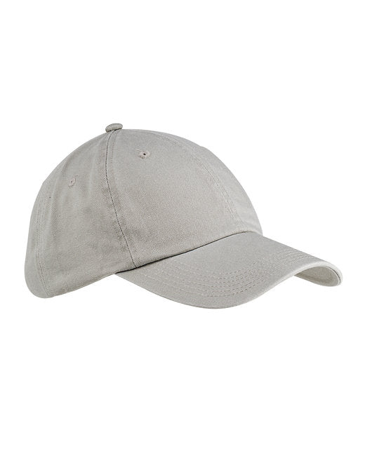 BX005 Big Accessories 6-Panel Washed Twill Low-Profile Cap