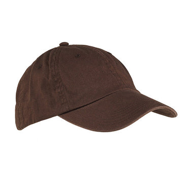 BX005 Big Accessories 6-Panel Washed Twill Low-Profile Cap