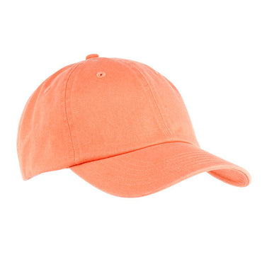 BX005 Big Accessories 6-Panel Washed Twill Low-Profile Cap