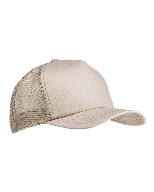 BX010 Big Accessories 5-Panel Twill Trucker Cap